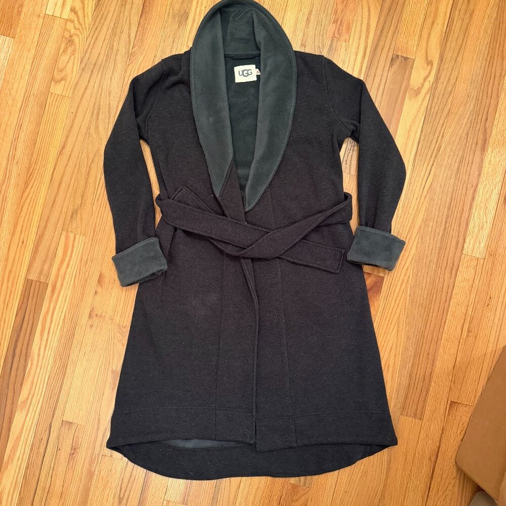 UGG Duffield II Black Bear Heather Robe - Women's XS / Black Bear Heather